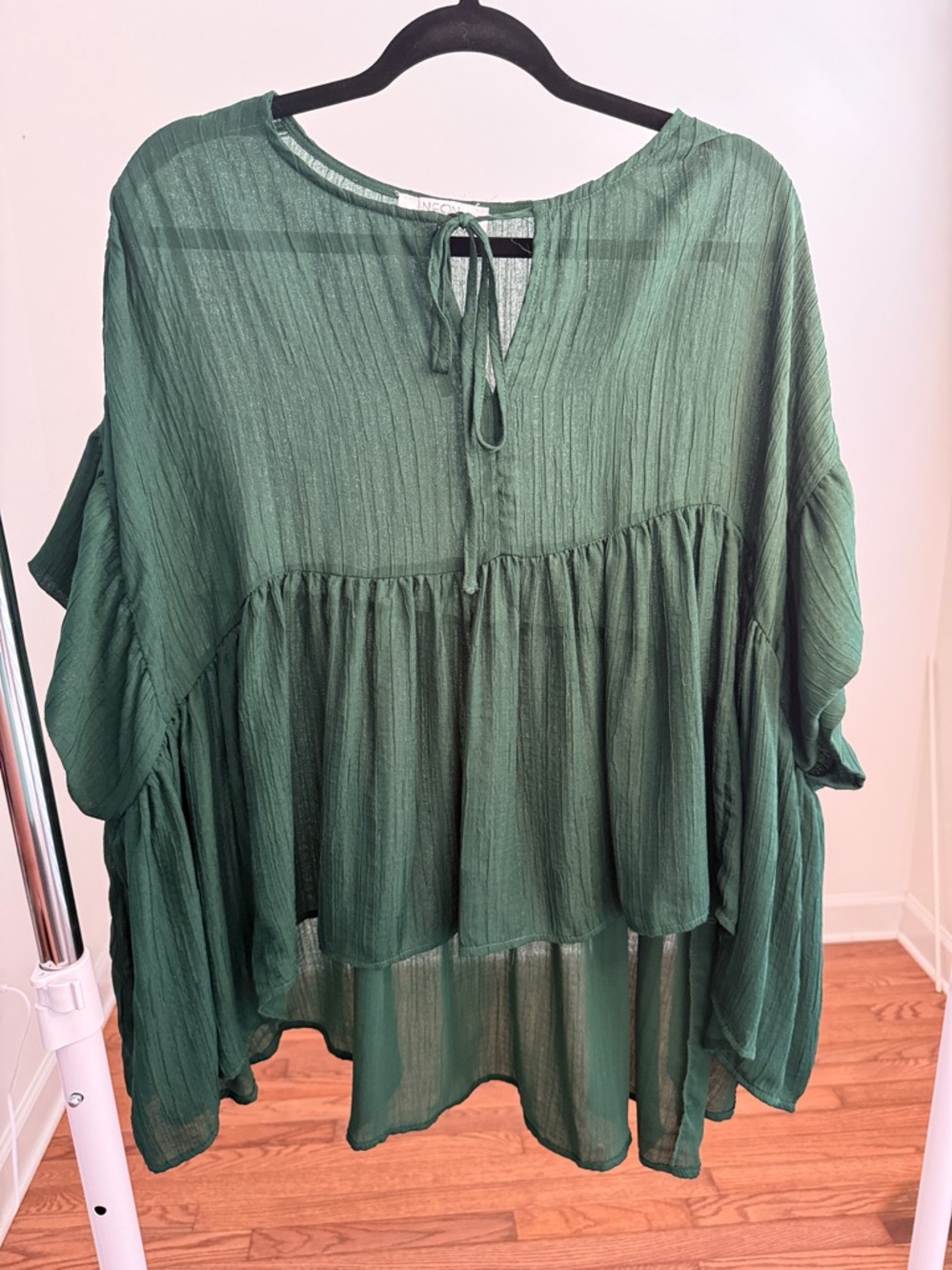 Chic Forest Green Blouse for Women
